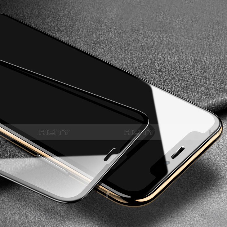 Apple iPhone 11用強化ガラス フル液晶保護フィルム F02 アップル ブラック
