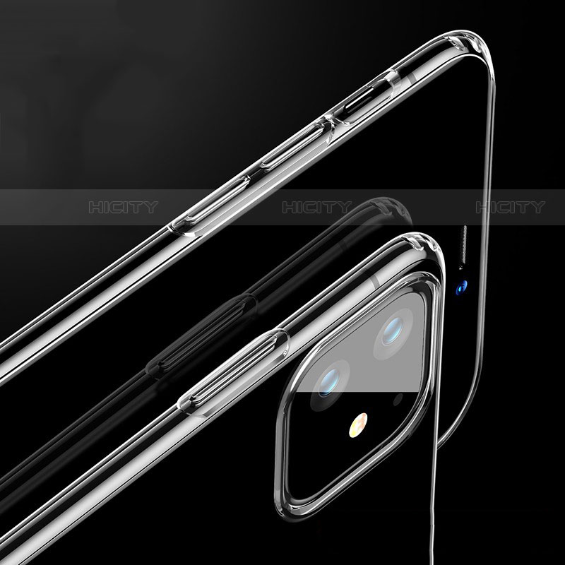 Apple iPhone 11 Pro用極薄ソフトケース シリコンケース 耐衝撃 全面保護 クリア透明 T04 アップル クリア