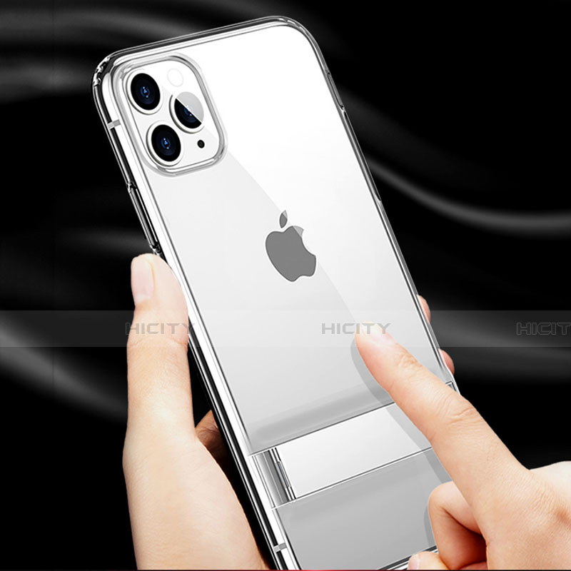 Apple iPhone 11 Pro用ハイブリットバンパーケース プラスチック 兼シリコーン カバー S01 アップル クリア