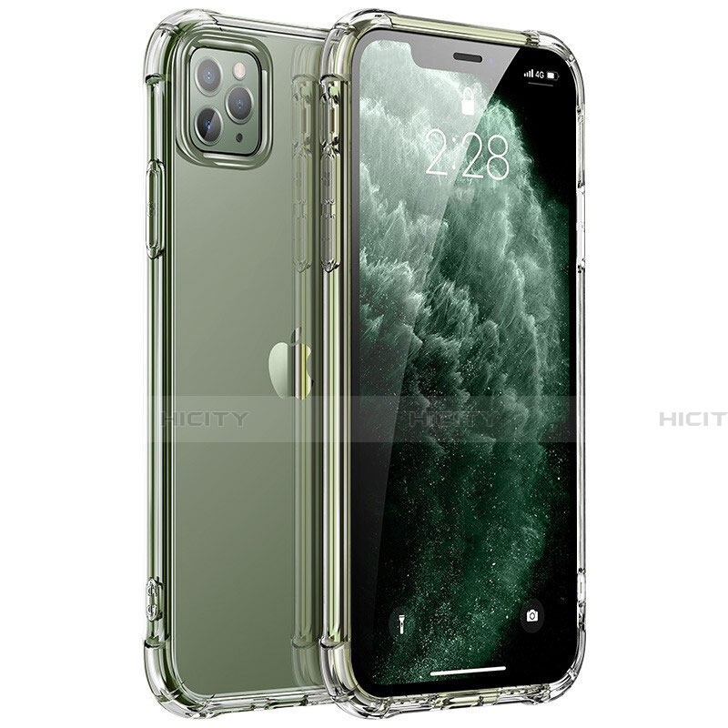 Apple iPhone 11 Pro用極薄ソフトケース シリコンケース 耐衝撃 全面保護 クリア透明 M01 アップル クリア