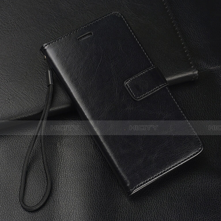Apple iPhone 11 Pro用手帳型 レザーケース スタンド カバー T07 アップル ブラック