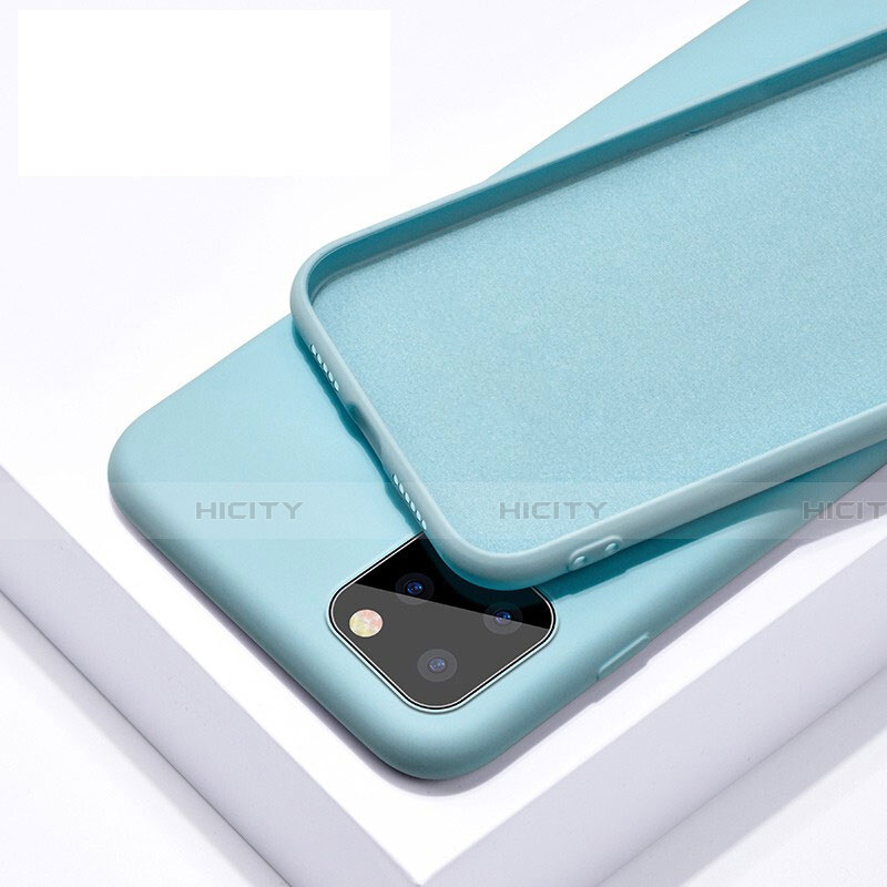 Apple iPhone 11 Pro用360度 フルカバー極薄ソフトケース シリコンケース 耐衝撃 全面保護 バンパー C02 アップル ブルー
