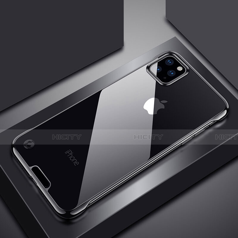 Apple iPhone 11 Pro用ハードカバー クリスタル クリア透明 S02 アップル ブラック