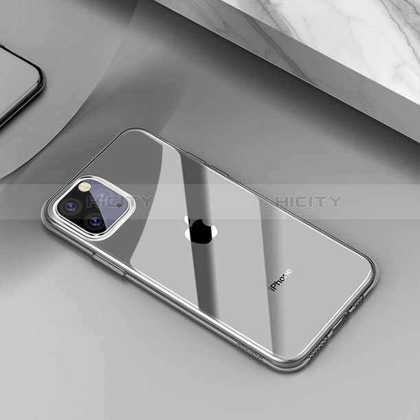 Apple iPhone 11 Pro用極薄ソフトケース シリコンケース 耐衝撃 全面保護 クリア透明 H01 アップル 