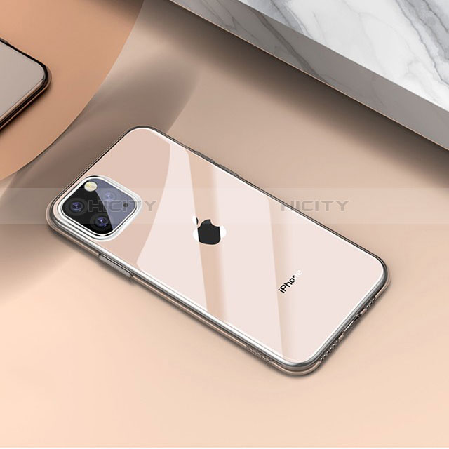 Apple iPhone 11 Pro用極薄ソフトケース シリコンケース 耐衝撃 全面保護 透明 H01 アップル 
