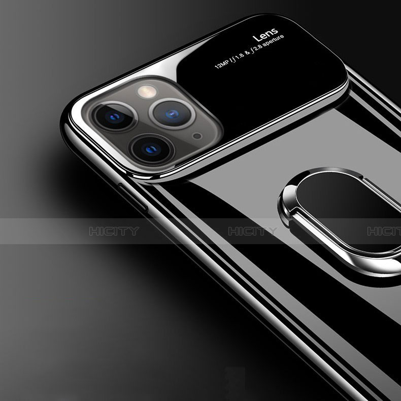 Apple iPhone 11 Pro用ハードケース プラスチック 質感もマット アンド指輪 マグネット式 P01 アップル 