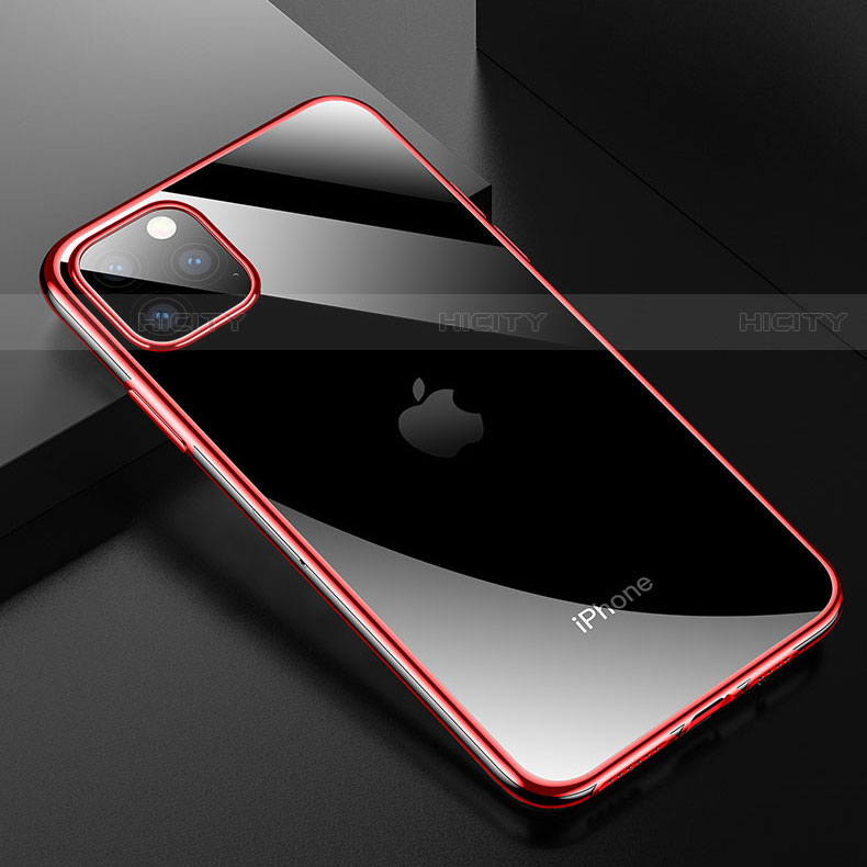 Apple iPhone 11 Pro用極薄ソフトケース シリコンケース 耐衝撃 全面保護 クリア透明 H02 アップル 