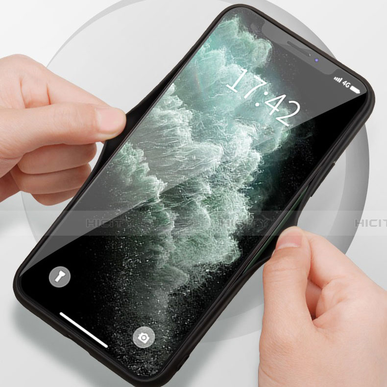 Apple iPhone 11 Pro用ケース 高級感 手触り良いレザー柄 R04 アップル 