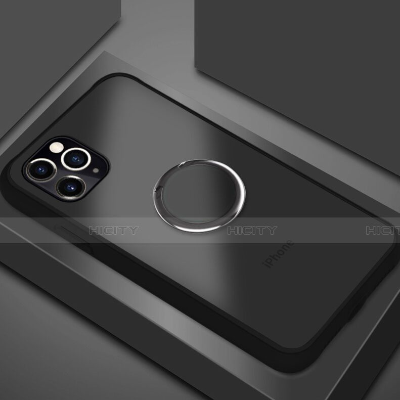 Apple iPhone 11 Pro用ハイブリットバンパーケース プラスチック アンド指輪 マグネット式 R05 アップル 