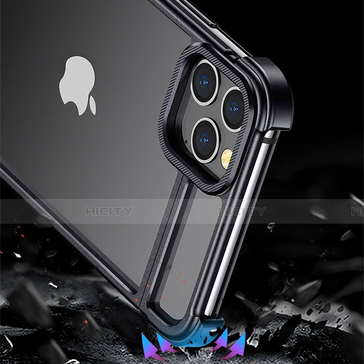 Apple iPhone 11 Pro用ケース 高級感 手触り良い アルミメタル 製の金属製 バンパー カバー F01 アップル 