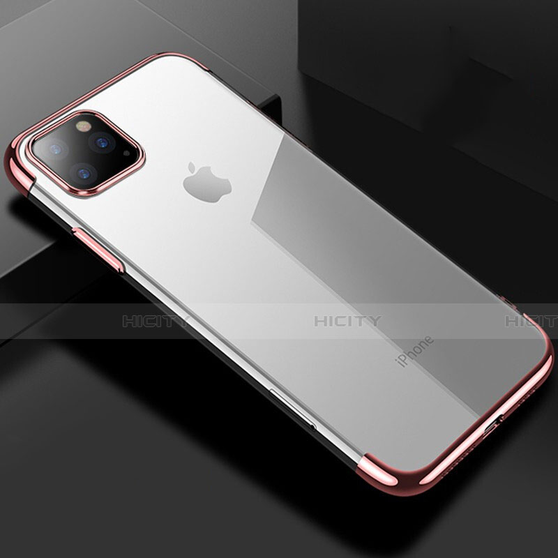 Apple iPhone 11 Pro用極薄ソフトケース シリコンケース 耐衝撃 全面保護 クリア透明 S03 アップル 