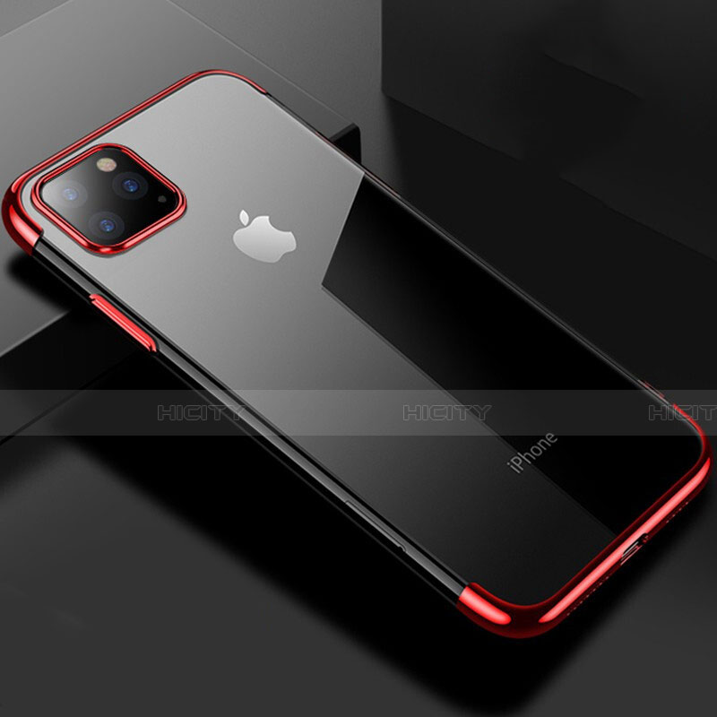 Apple iPhone 11 Pro用極薄ソフトケース シリコンケース 耐衝撃 全面保護 クリア透明 S03 アップル 