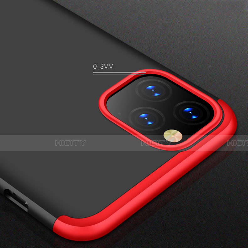 Apple iPhone 11 Pro用ハードケース プラスチック 質感もマット 前面と背面 360度 フルカバー アンド指輪 R01 アップル 