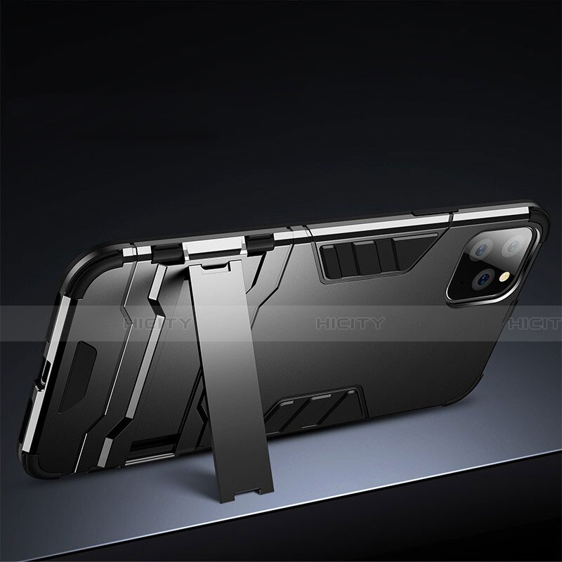 Apple iPhone 11 Pro用ハイブリットバンパーケース スタンド プラスチック 兼シリコーン カバー R02 アップル 