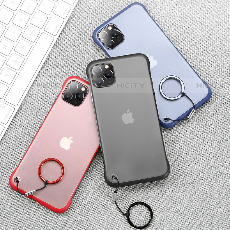 Apple iPhone 11 Pro用極薄ケース クリア透明 プラスチック 質感もマットU01 アップル 
