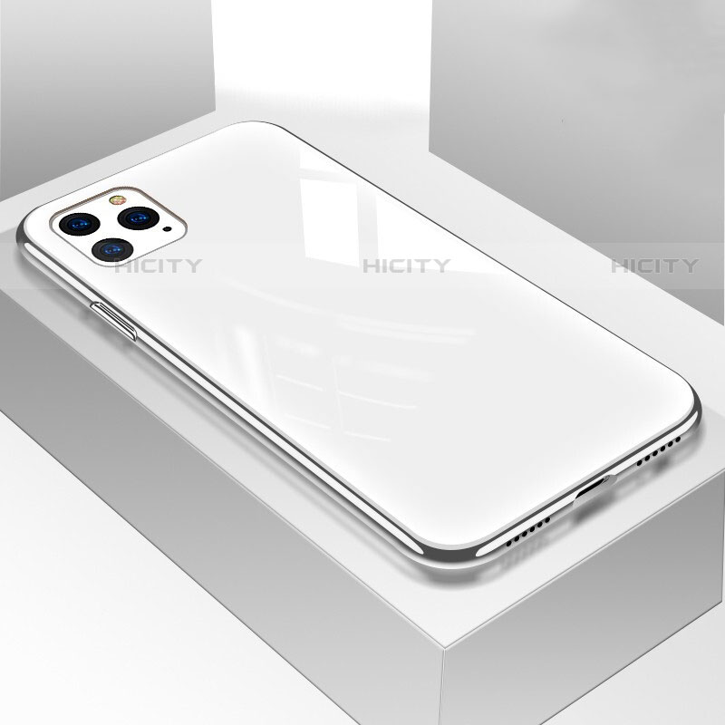 Apple iPhone 11 Pro用ハイブリットバンパーケース プラスチック 鏡面 カバー M01 アップル 
