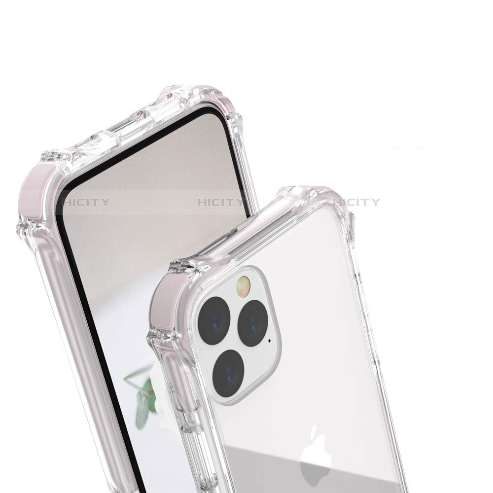 Apple iPhone 11 Pro用ハイブリットバンパーケース クリア透明 プラスチック 鏡面 カバー M04 アップル 