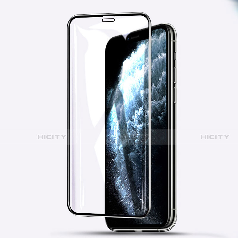 Apple iPhone 11 Pro用強化ガラス フル液晶保護フィルム F03 アップル ブラック