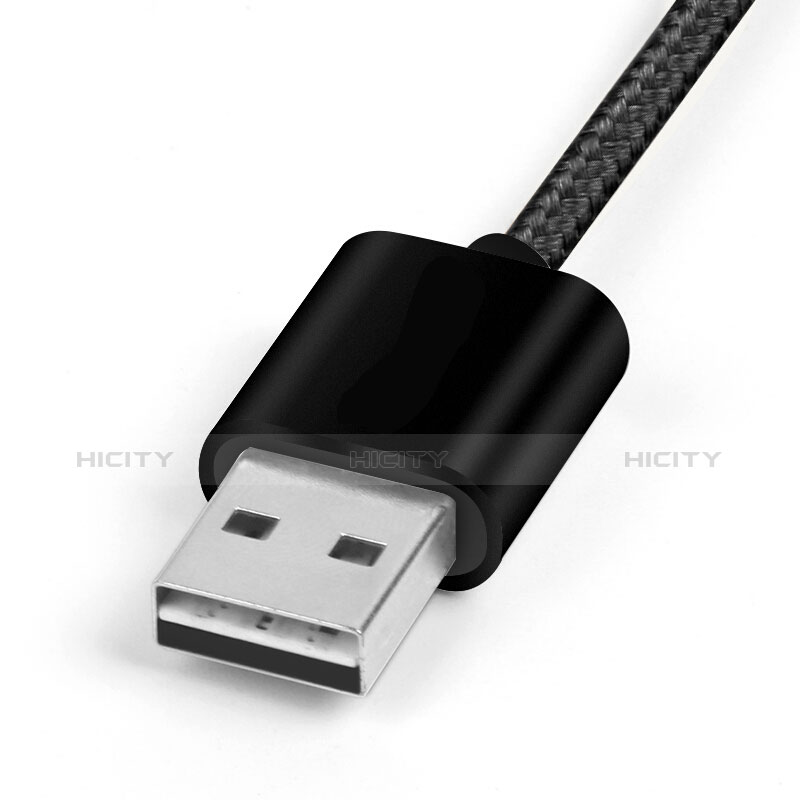 Apple iPhone 11 Pro Max用USBケーブル 充電ケーブル L13 アップル ブラック