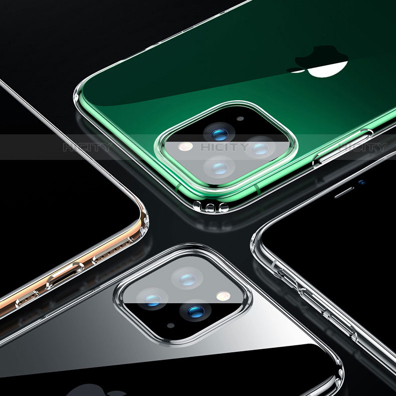 Apple iPhone 11 Pro Max用極薄ソフトケース シリコンケース 耐衝撃 全面保護 クリア透明 T04 アップル クリア