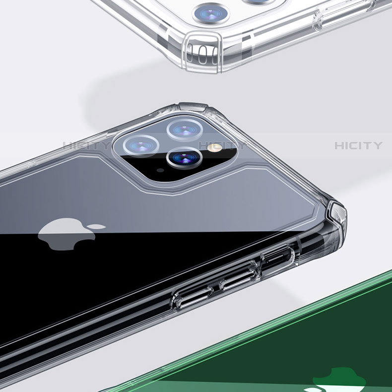 Apple iPhone 11 Pro Max用極薄ソフトケース シリコンケース 耐衝撃 全面保護 クリア透明 T05 アップル クリア