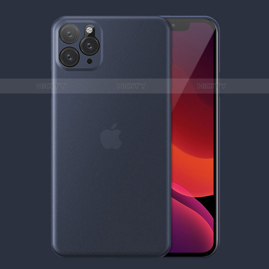 Apple iPhone 11 Pro Max用極薄ケース クリア透明 プラスチック 質感もマットU03 アップル 