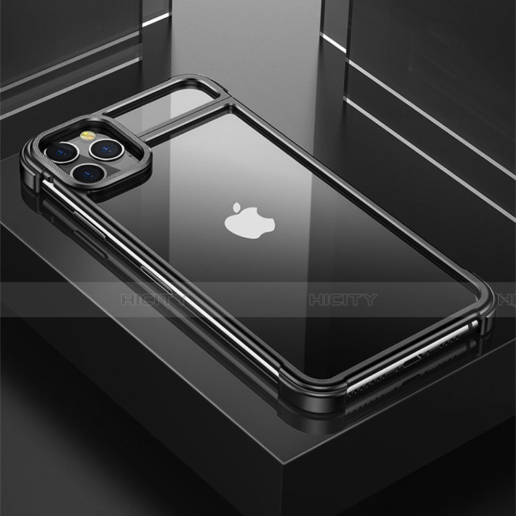 Apple iPhone 11 Pro Max用ケース 高級感 手触り良い アルミメタル 製の金属製 バンパー カバー F01 アップル 