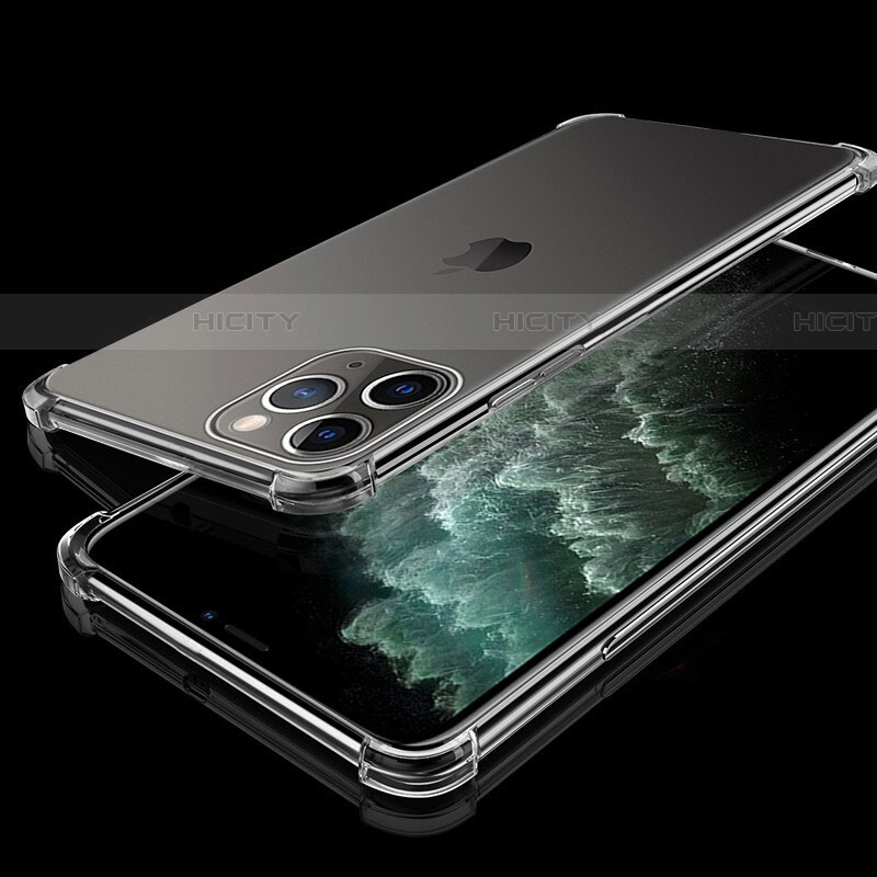 Apple iPhone 11 Pro Max用極薄ソフトケース シリコンケース 耐衝撃 全面保護 透明 S05 アップル 