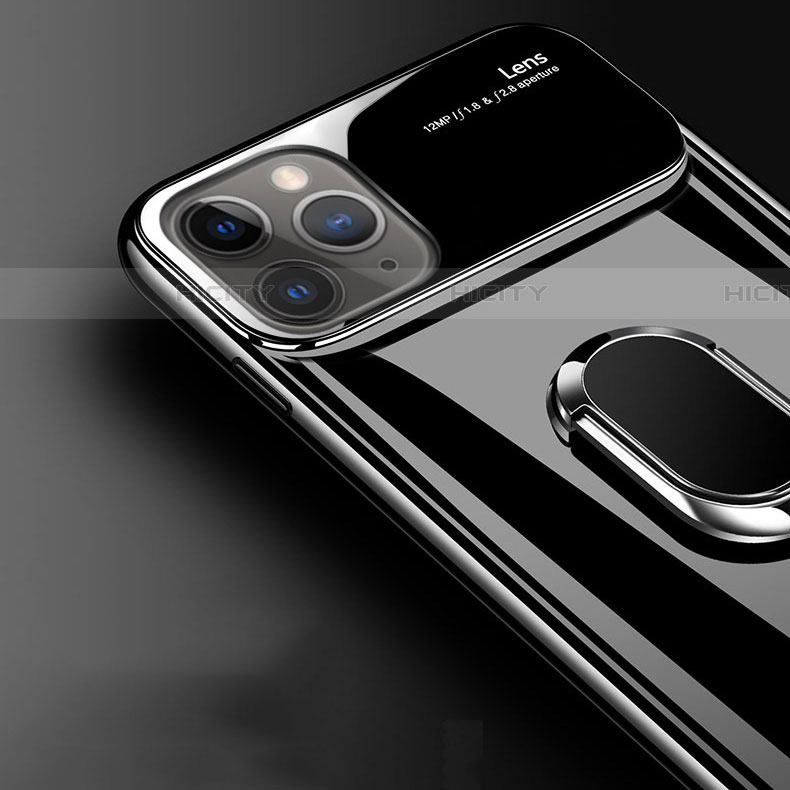 Apple iPhone 11 Pro Max用ハードケース プラスチック 質感もマット アンド指輪 マグネット式 P02 アップル 
