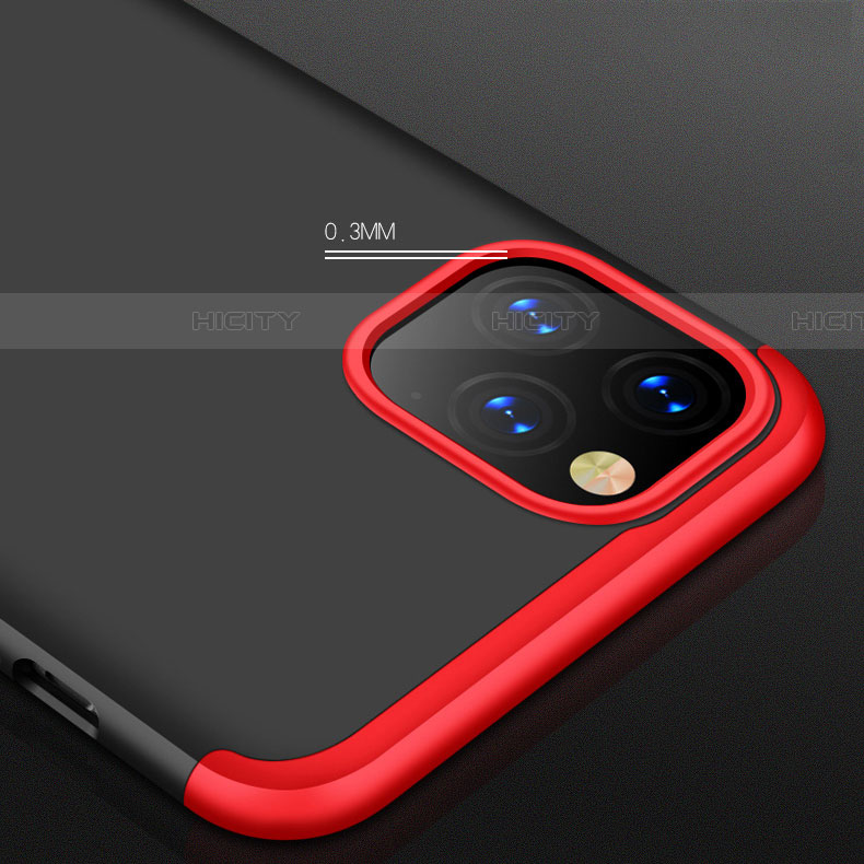 Apple iPhone 11 Pro Max用ハードケース プラスチック 質感もマット 前面と背面 360度 フルカバー アンド指輪 R01 アップル 