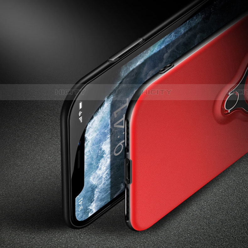 Apple iPhone 11 Pro Max用ハイブリットバンパーケース プラスチック アンド指輪 マグネット式 R04 アップル 