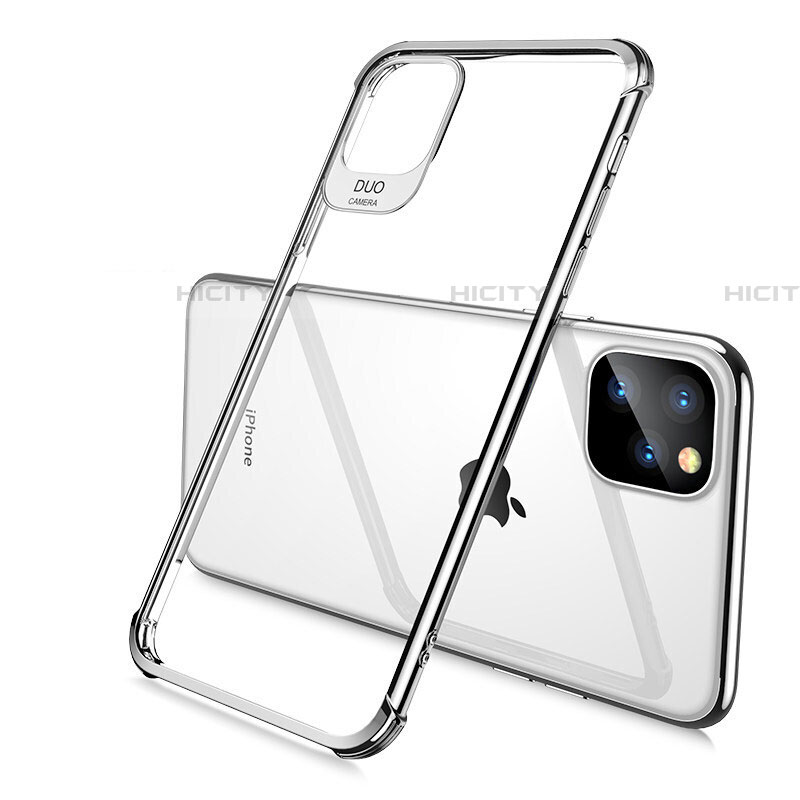 Apple iPhone 11 Pro Max用極薄ソフトケース シリコンケース 耐衝撃 全面保護 透明 S02 アップル 