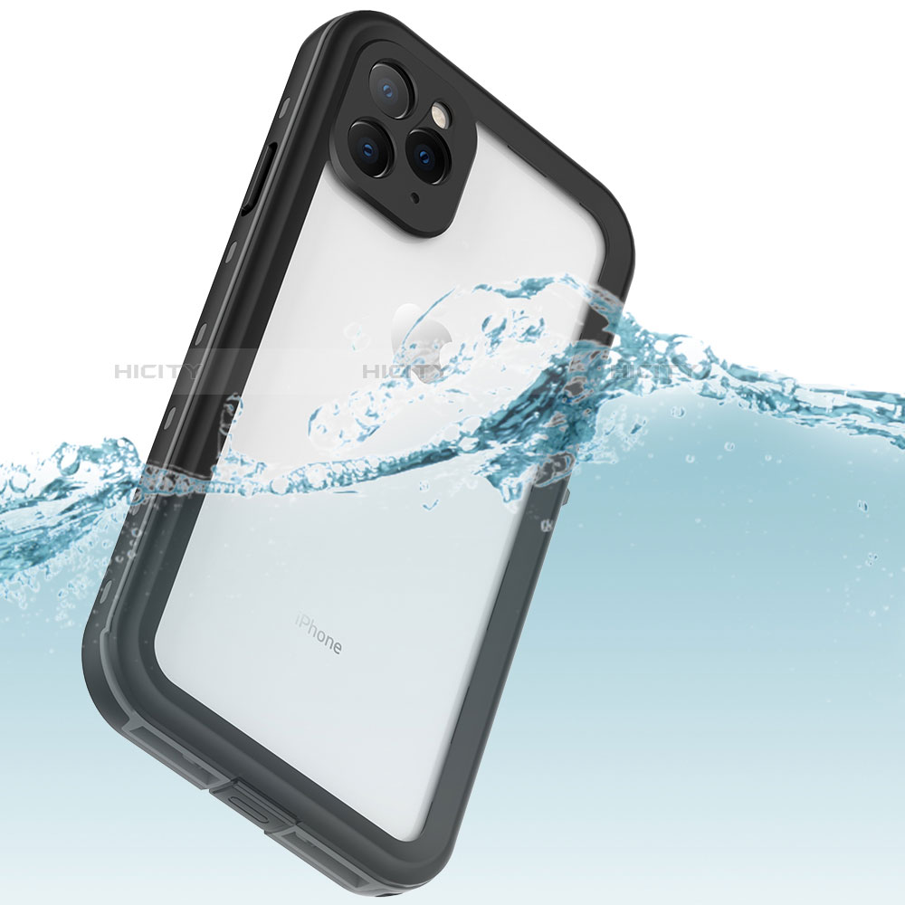 Apple iPhone 11 Pro Max用完全防水ケース ハイブリットバンパーカバー 高級感 手触り良い 360度 W04 アップル 