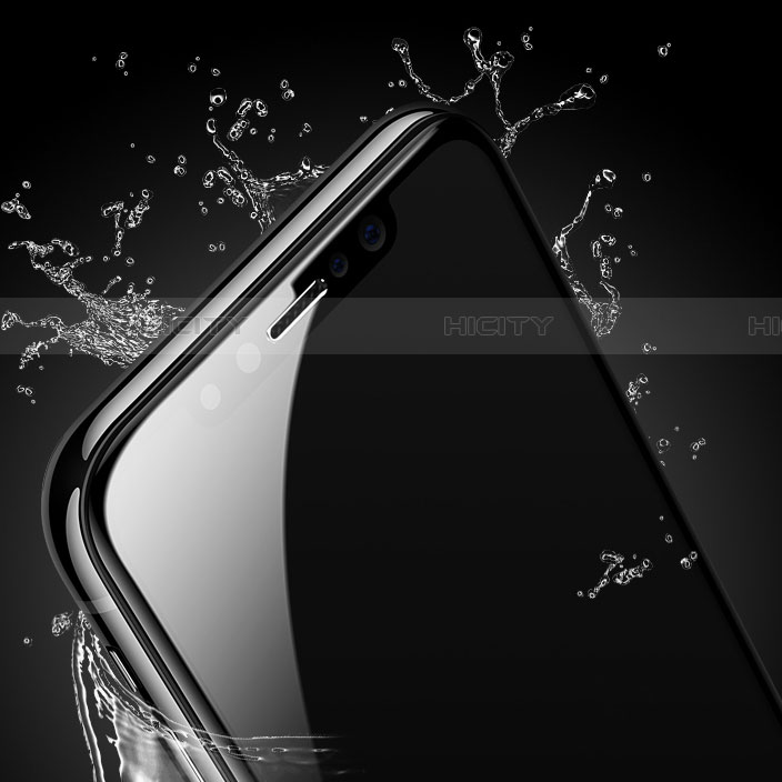 Apple iPhone 11 Pro Max用強化ガラス フル液晶保護フィルム F02 アップル ブラック