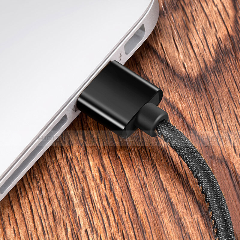 Apple iPhone 12用USBケーブル 充電ケーブル L04 アップル ブラック