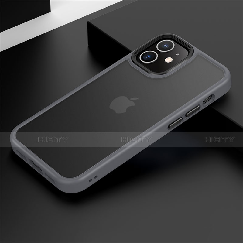 Apple iPhone 12用ハイブリットバンパーケース プラスチック 兼シリコーン カバー N01 アップル 