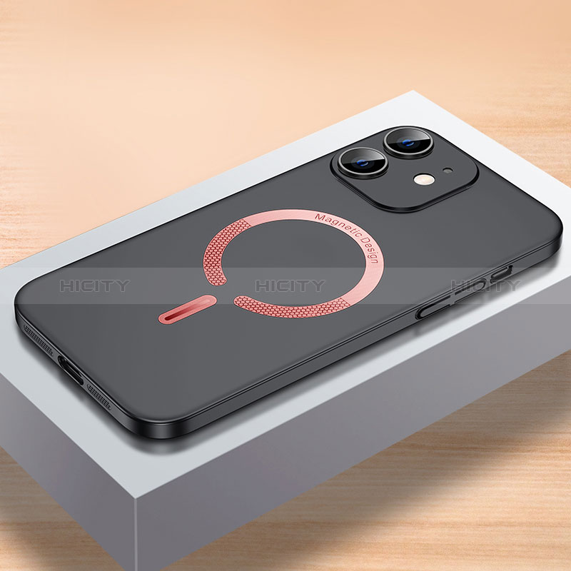 Apple iPhone 12用ハードケース プラスチック 質感もマット カバー Mag-Safe 磁気 Magnetic QC1 アップル 