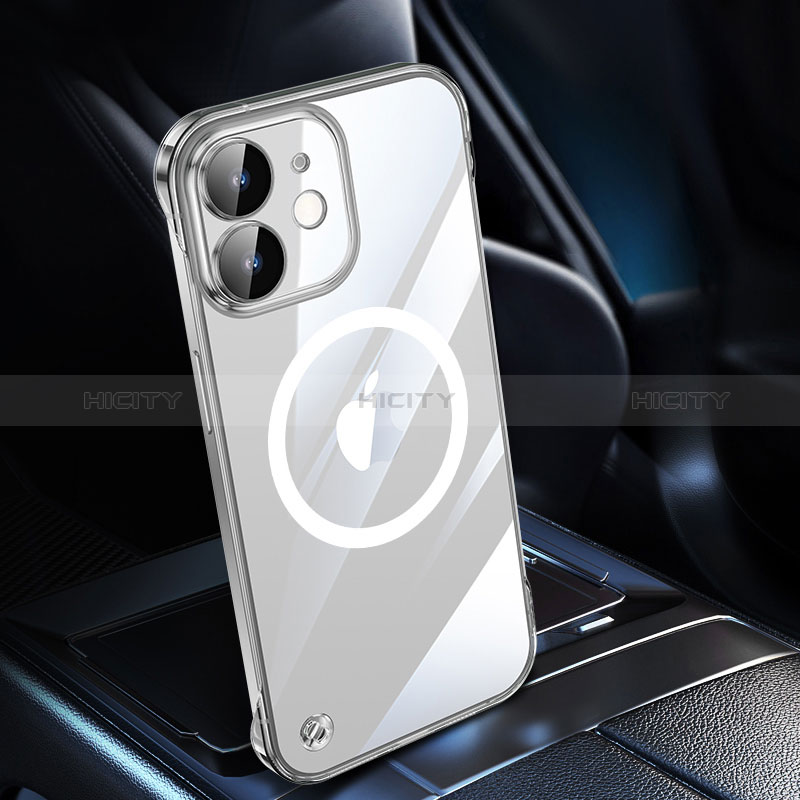 Apple iPhone 12用ハードカバー クリスタル 透明 Mag-Safe 磁気 Magnetic QC1 アップル 