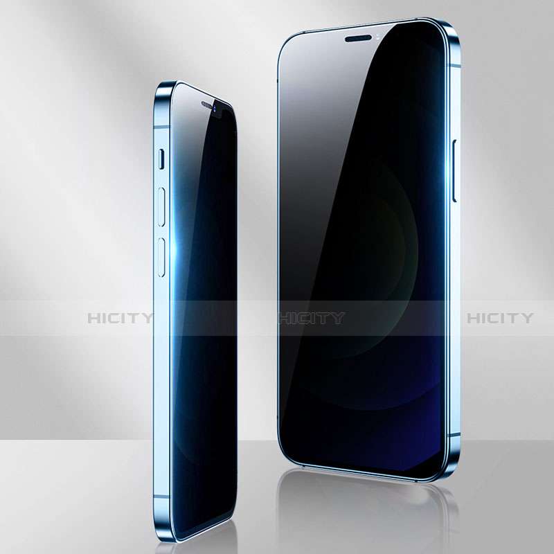 Apple iPhone 12用反スパイ 強化ガラス 液晶保護フィルム M01 アップル クリア