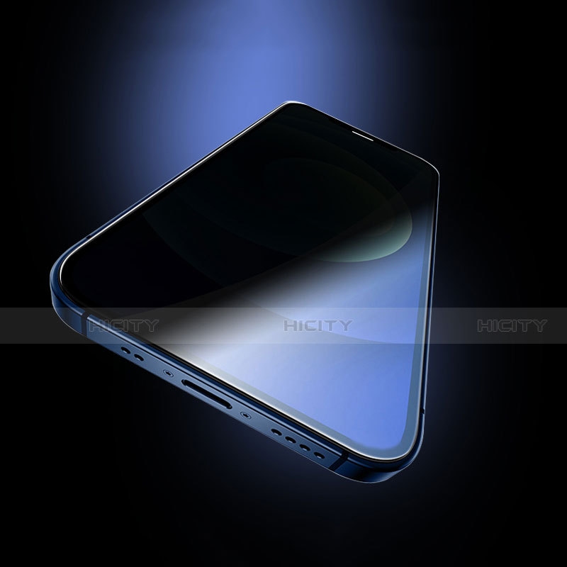 Apple iPhone 12用反スパイ 強化ガラス 液晶保護フィルム M02 アップル クリア