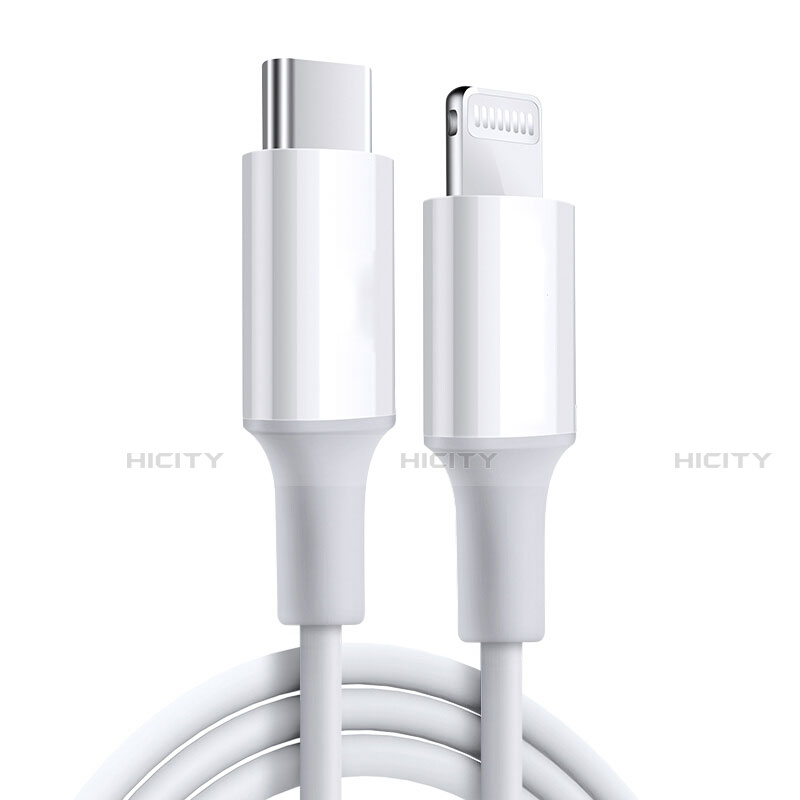 Apple iPhone 12 Max用USBケーブル 充電ケーブル C02 アップル ホワイト