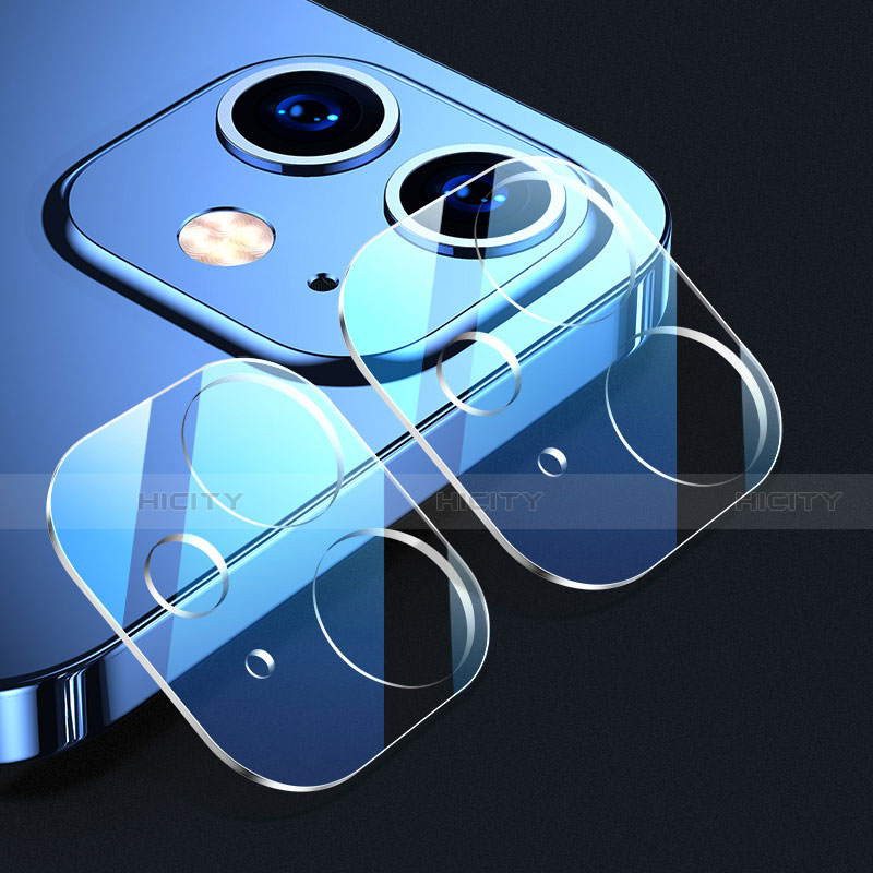 Apple iPhone 12 Mini用強化ガラス カメラプロテクター カメラレンズ 保護ガラスフイルム C02 アップル クリア