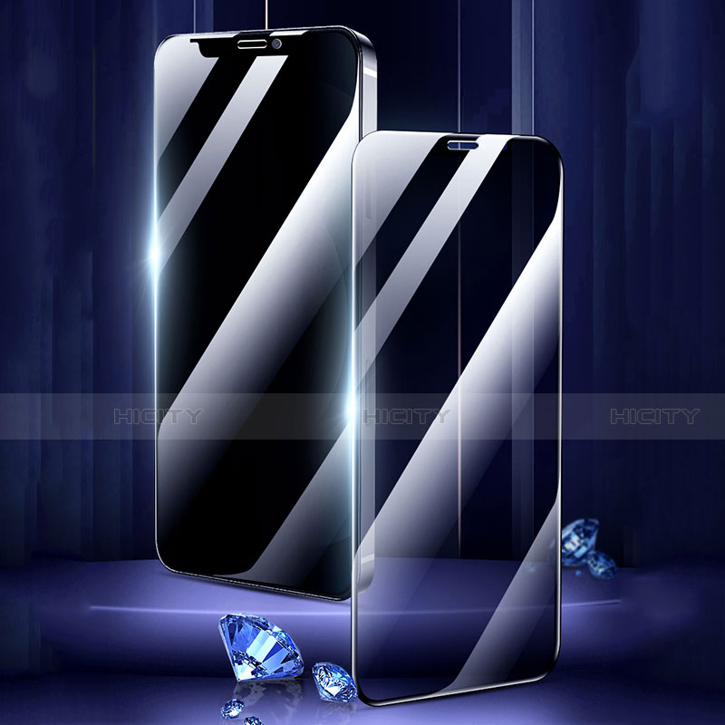 Apple iPhone 12 Mini用反スパイ 強化ガラス 液晶保護フィルム M02 アップル クリア