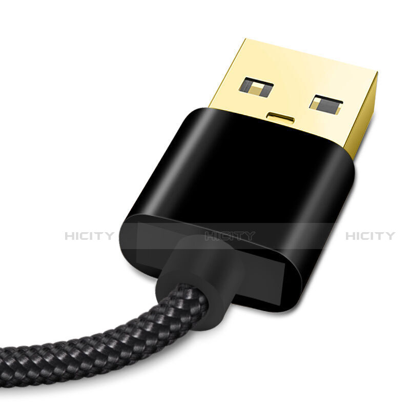 Apple iPhone 12 Pro用USBケーブル 充電ケーブル L02 アップル ブラック