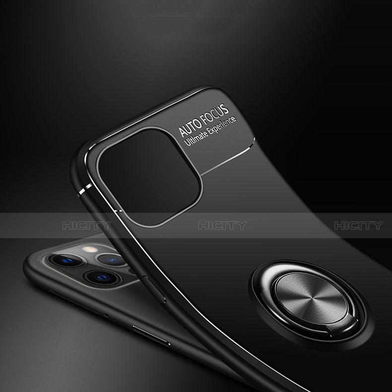 Apple iPhone 12 Pro用極薄ソフトケース シリコンケース 耐衝撃 全面保護 アンド指輪 マグネット式 バンパー N03 アップル 