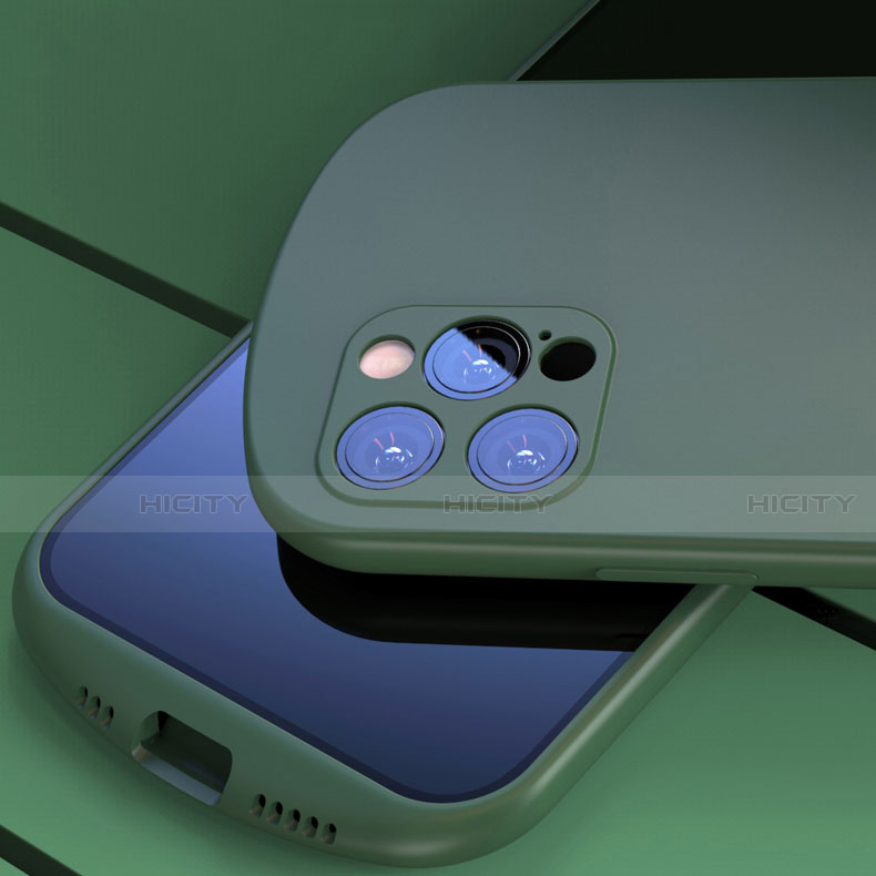 Apple iPhone 12 Pro用360度 フルカバー極薄ソフトケース シリコンケース 耐衝撃 全面保護 バンパー N01 アップル 