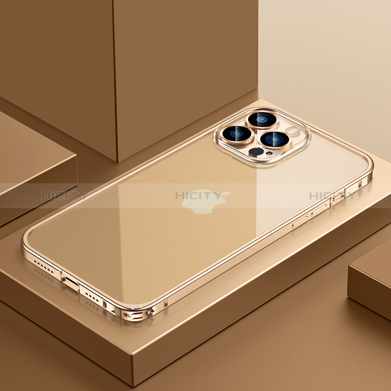 Apple iPhone 12 Pro用ケース 高級感 手触り良い メタル兼プラスチック バンパー QC4 アップル 