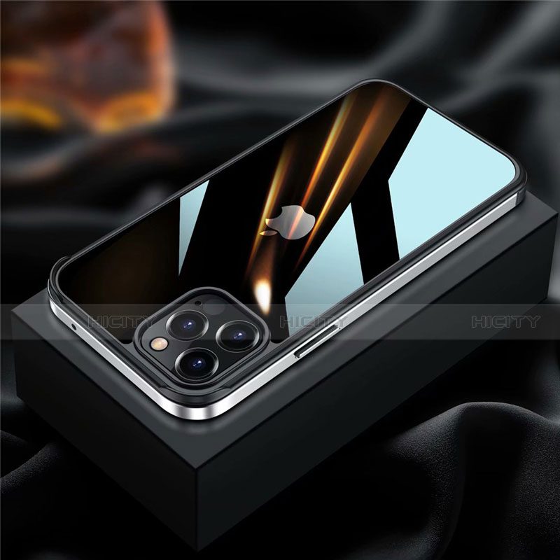Apple iPhone 12 Pro用ケース 高級感 手触り良い アルミメタル 製の金属製 バンパー カバー アップル 