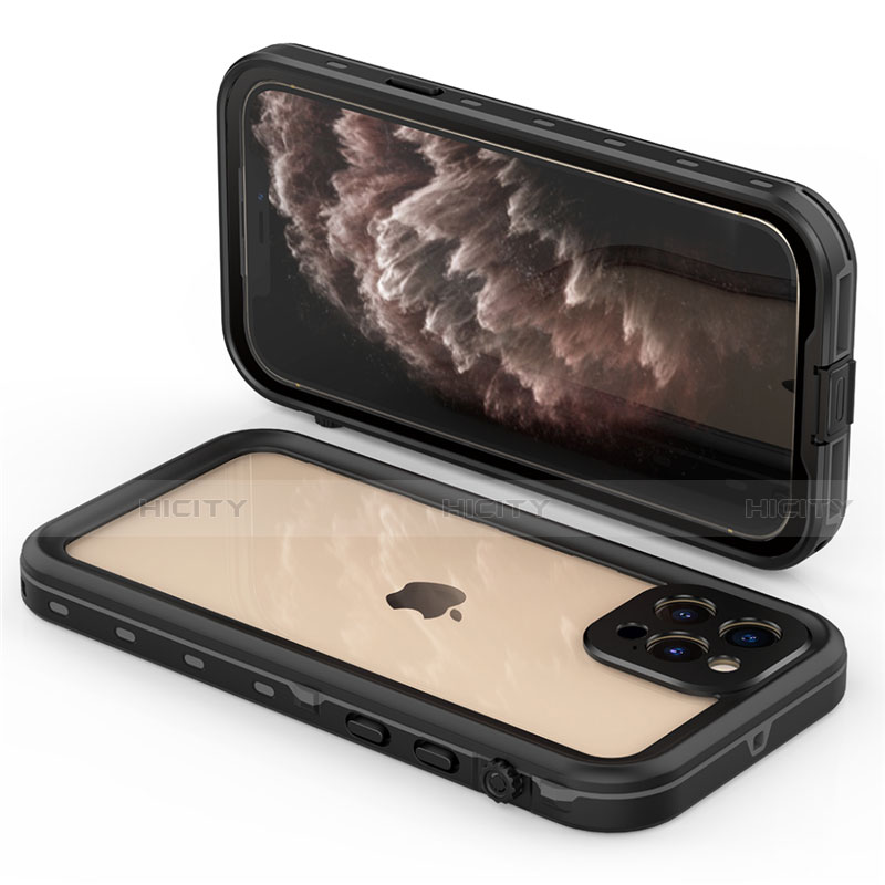 Apple iPhone 12 Pro用完全防水ケース ハイブリットバンパーカバー 高級感 手触り良い 360度 アップル 