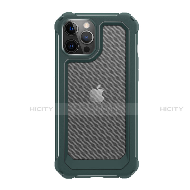 Apple iPhone 12 Pro用ハイブリットバンパーケース プラスチック 兼シリコーン カバー 前面と背面 360度 フル R02 アップル 